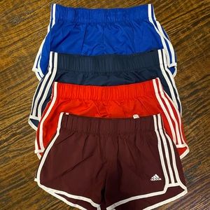 Lot - 4 pairs of Adidas shorts -EUC